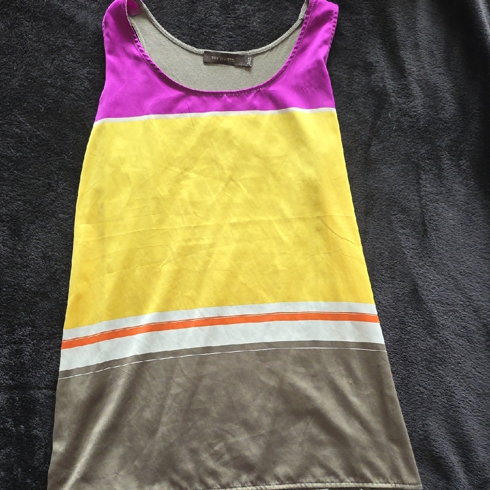 The Limited Purple and Yellow Tank Top